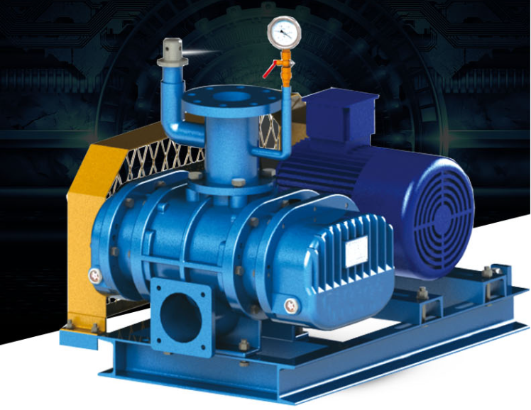 Pneumatyske moalferfier Rotary Blower mei trije lobben: in betroubere oplossing foar effisjint moaltransport