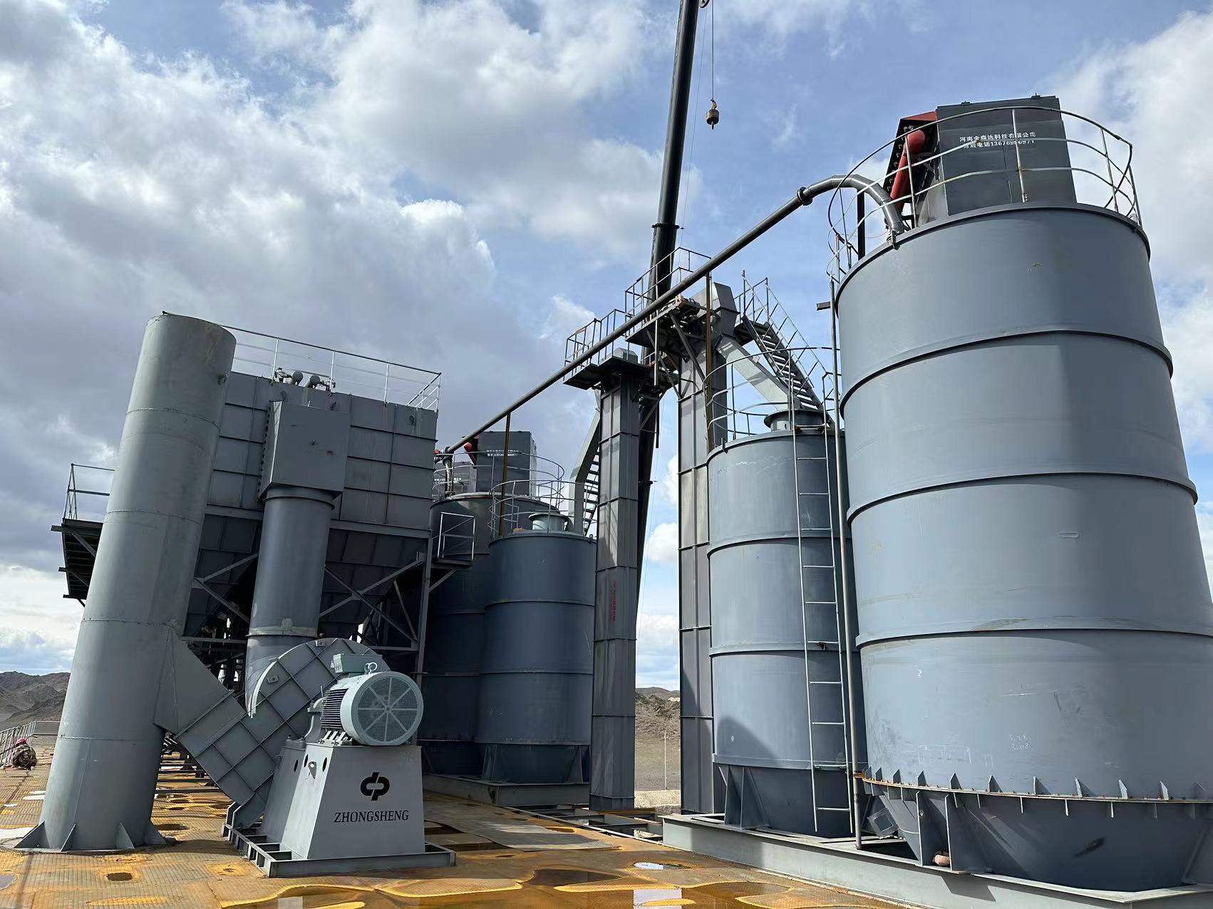 Shandong Pneumatyske oerbringjen systeem mei súkses ynstalleare by grutte Aziatyske gemyske plant
